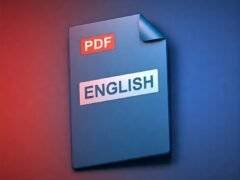 Working with PDF editing