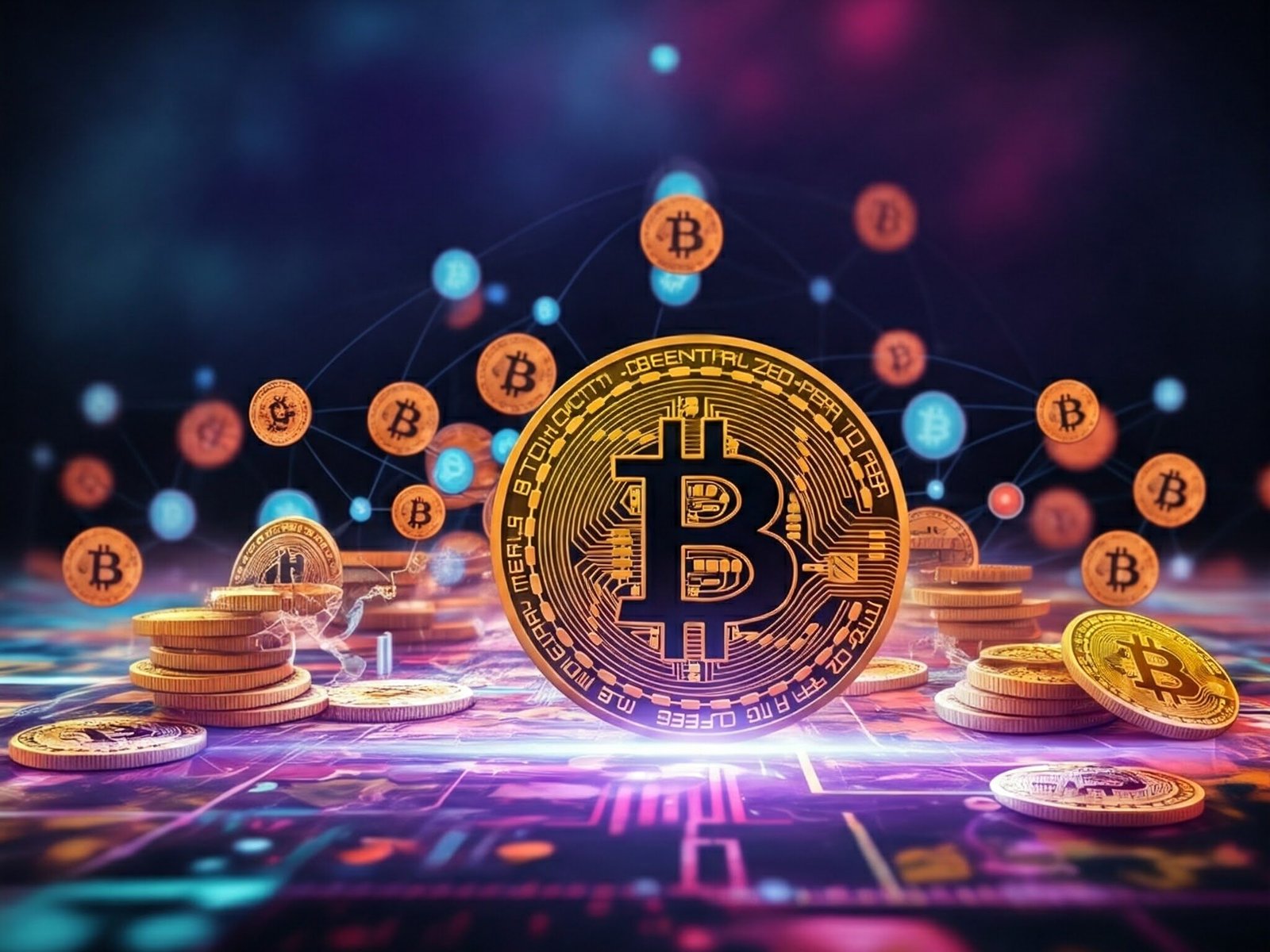 Bitcoin's promising colorful financial world